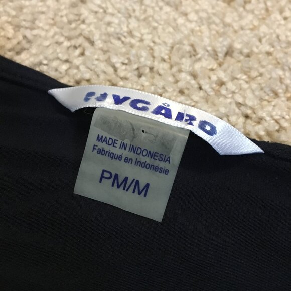 Nygard Dark Bluish Black Modern Rayon Jersey Tunic Dress or Shirt - Picture 9 of 16